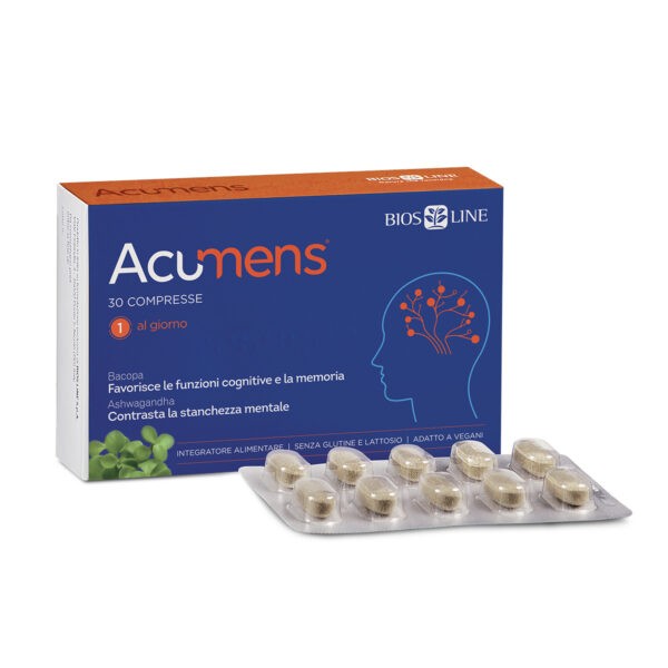 Acumens 30 compresse. Favorisce memoria e funzioni cognitive - Biosline