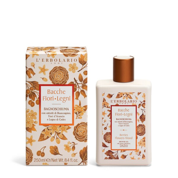 Bagnoschiuma unisex Bacche Fiori Legni 250ml - L'Erbolario