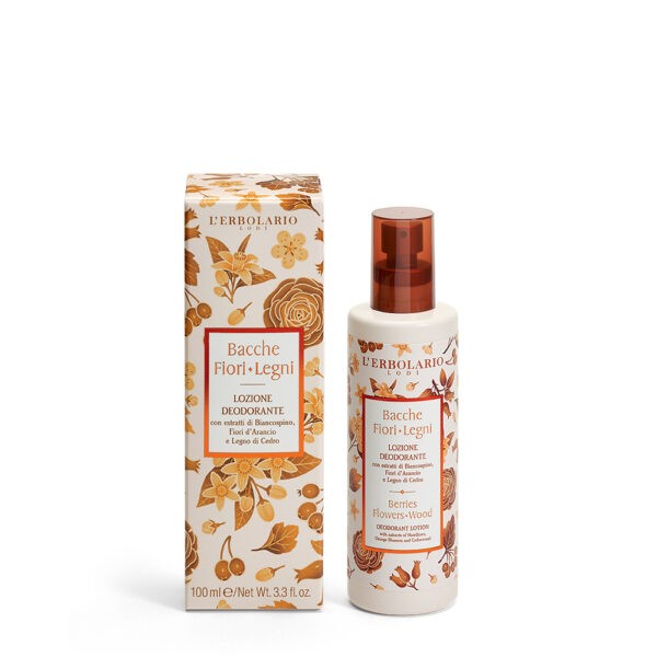 Lozione deodorante Bacche Fiori Legni per Lei e per Lui 100ml - L'Erbolario