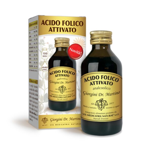 Acido Folico attivato 100ml liquido analcoolico      