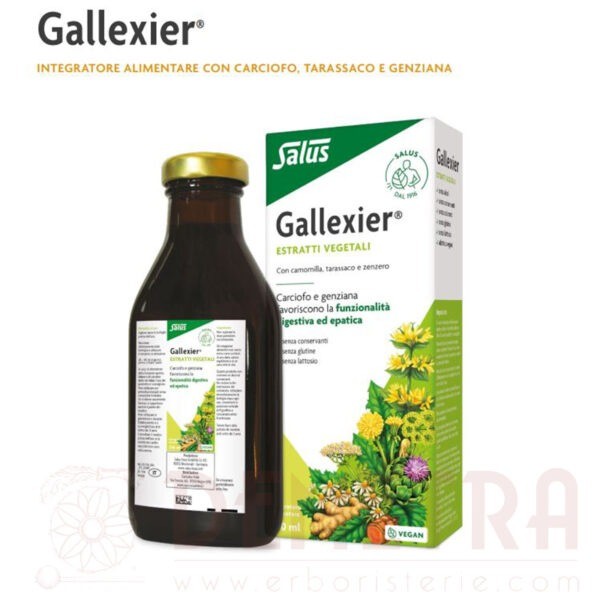 Gallexier per la digestione difficile e la depurazione del fegato 250ml Salus