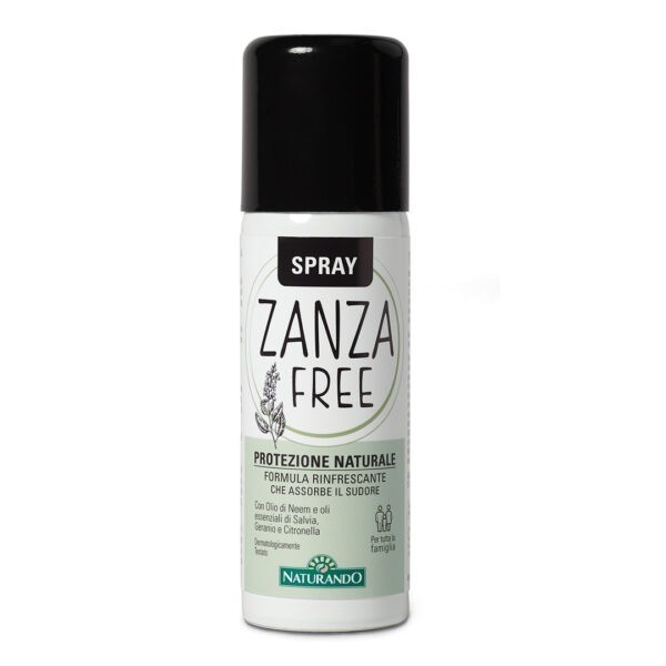 Zanza Free spray senza DEET ...una protezione naturale per allontanare il rischio di fastidiosi pruriti