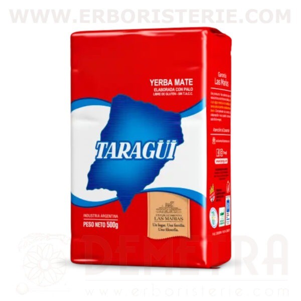 Yerba Mate Taragüi Tradicional 500g Elaborada con palo industria Argentina