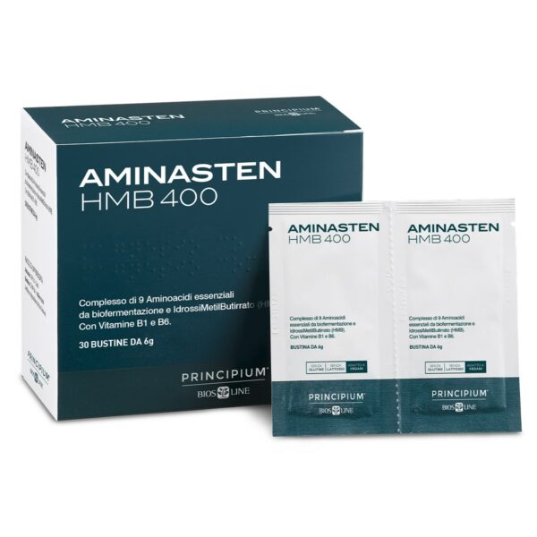 Aminastem HMB400 bustine - I benefici di un alto apporto giornaliero di tutti gli Aminoacidi essenziali