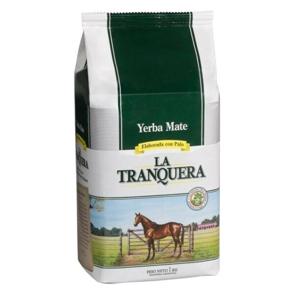 Yerba Mate La Tranquera Elaborada Con Palo 1kg Industria argentina