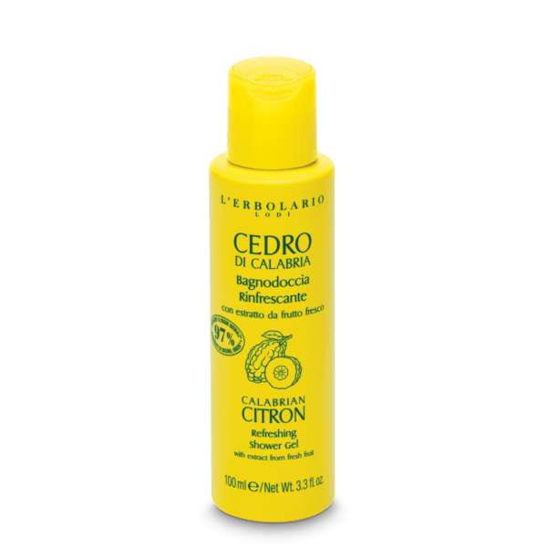 Bagnodoccia Rinfrescante Cedro di Calabria 100ml - L'Erbolario