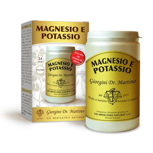Magnesio e Potassio polvere solubile in barattolo 180g dr. Giorgini