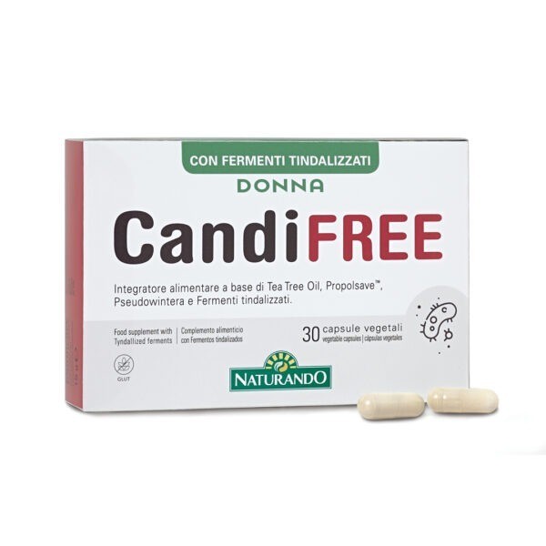 Donna Candifree 30 capsule vegetali Agisce alla base del problema Candida