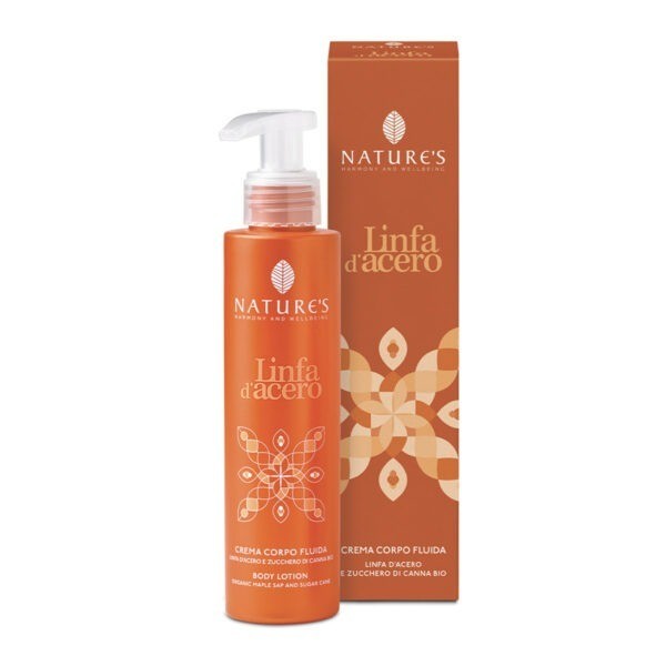 Linfa D'Acero Crema Corpo Fluida 150 ml fragranza calda ed avvolgente – Nature’s