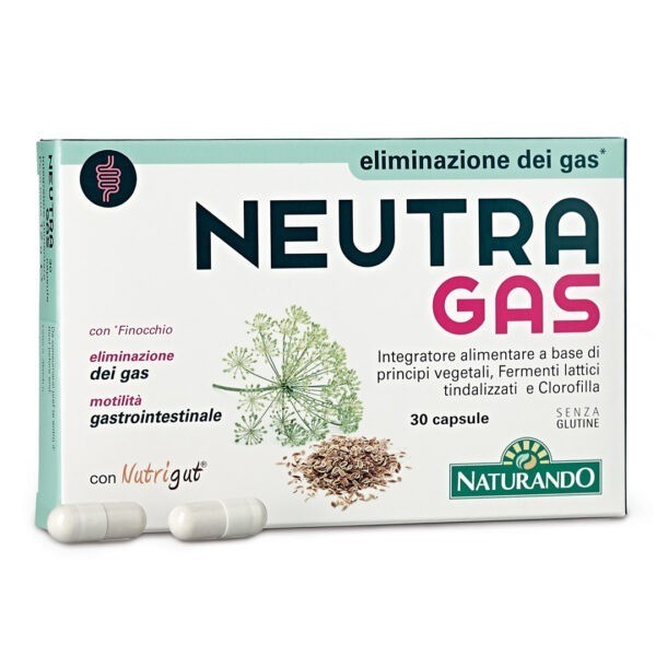 Neutragas 30 capsule gonfiore intestinale e pancia gonfia