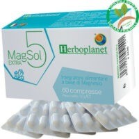 Magsol 5 extra 60 compresse 5 fonti di Magnesio altamente assimilabili in un'unica compressa!