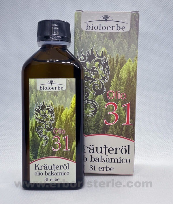 Krauterol Olio 31 Olio Balsamico di 31 oli essenziali per massaggio o aromaterapia 100ml