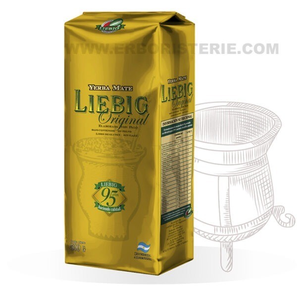 Yerba Mate Liebig 500gr elaborada con palo Industria Argentina