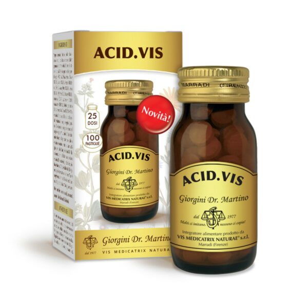 Acid.Vis 100 pastiglie per il benessere delle vie urinarie Acidvis dr. Giorgini