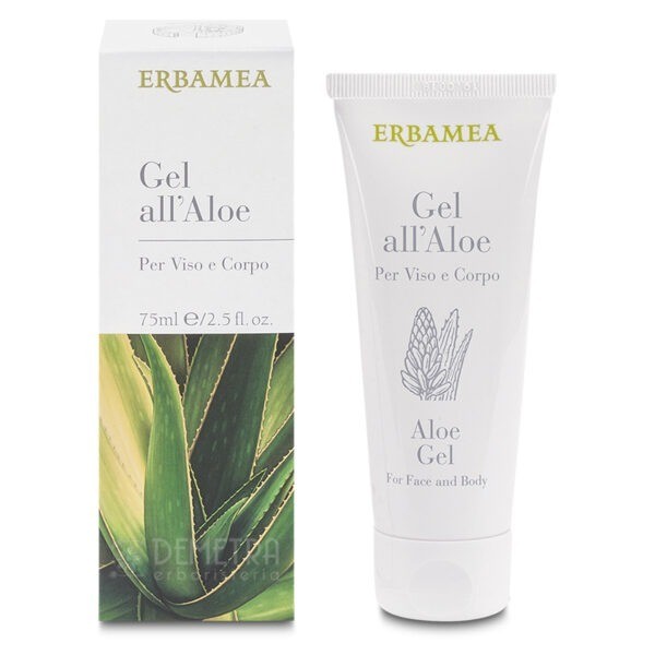 Gel all'Aloe per viso e corpo 75ml  - Erbamea