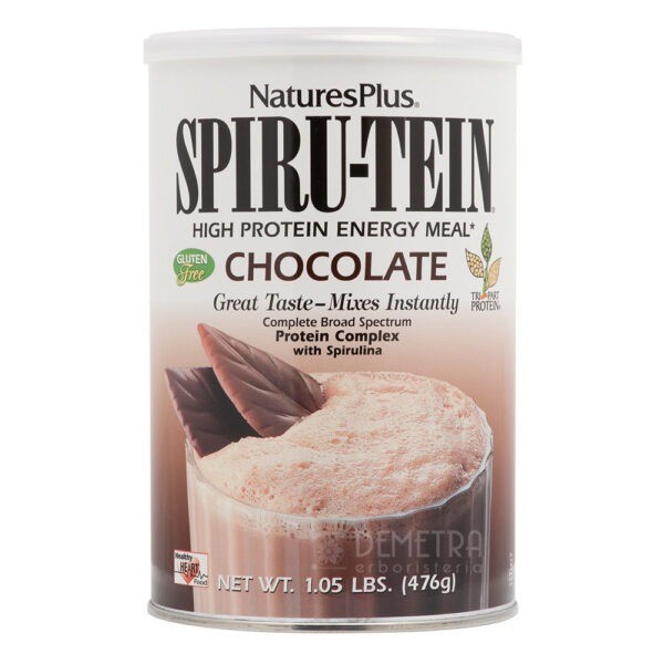 Spiru-Tein polvere solubile al cioccolato 476g bevanda proteica
