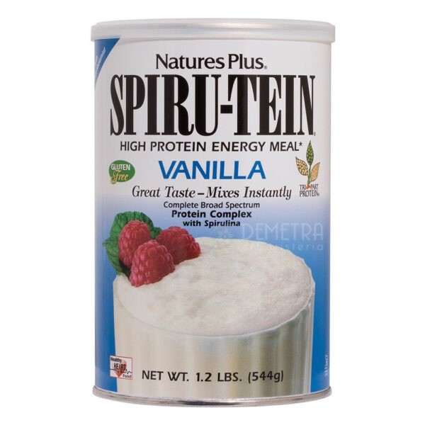 Spiru-Tein polvere solubile alla Vaniglia 544g bevanda proteica