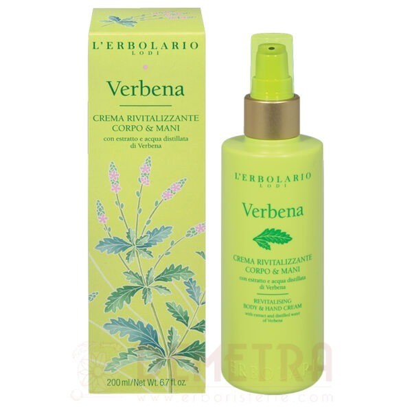 Verbena Crema Rivitalizzante Corpo e Mani 200ml L'Erbolario