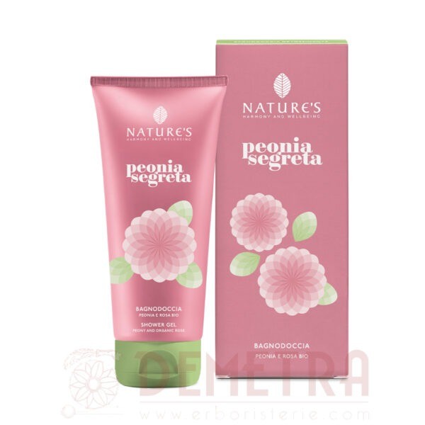 Peonia Segreta Bagnodoccia 200ml fragranza Femminile intensa, avvolgente, morbida Nature's