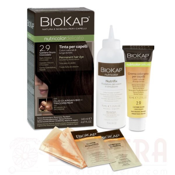 Biokap® Nutricolor Tinta Delicato per capelli disponibile in 15 Tonalità Nuances