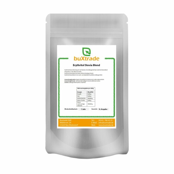 Eritritolo + Stevia 250g - miscela dolcificante naturale senza calorie né retrogusto!