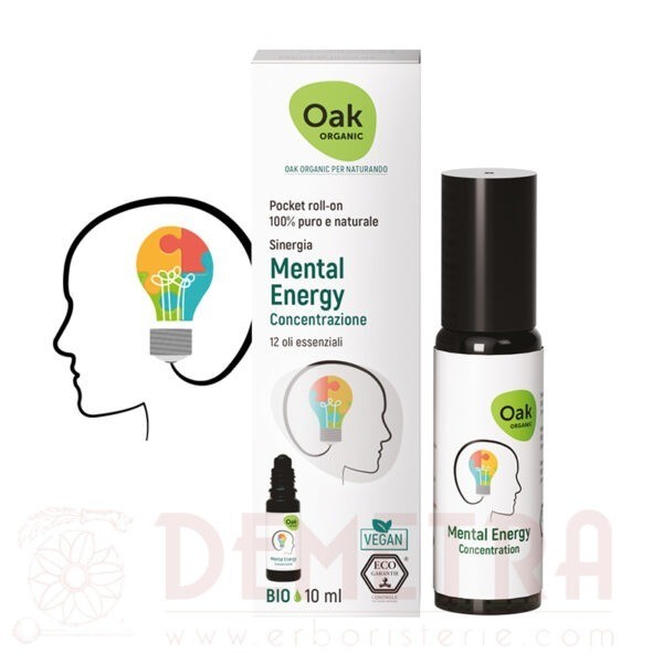 Mental Energy sinergia di essenziali Bio 10ml da diffondere nell'ambiente