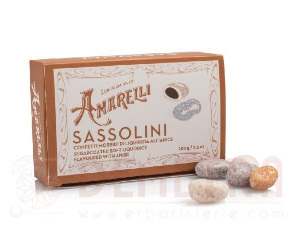 Sassolini Amarelli 100gr liquirizia confettata 100% naturale Golosa e sana