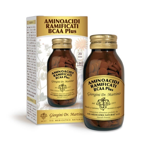 Aminoacidi Ramificati BCAA Plus pastiglie BCAA Branched-chain amino acids