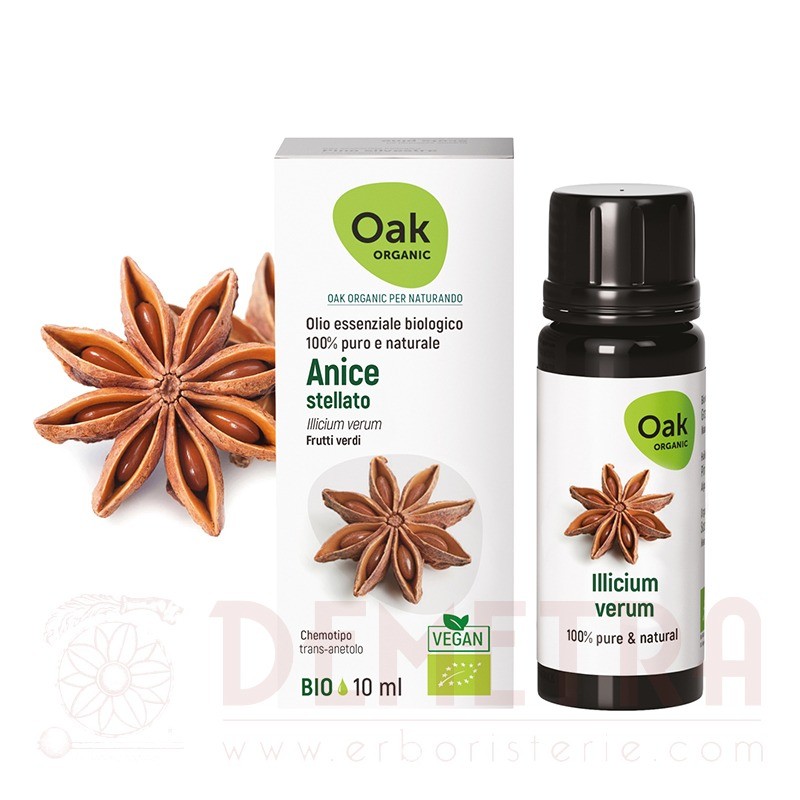 Mystic Moments Olio Essenziale Di Anice Puro 10 Ml – 100% Naturale, Per Diffusori E Aromaterapia – Profumo Caldo E Speziato