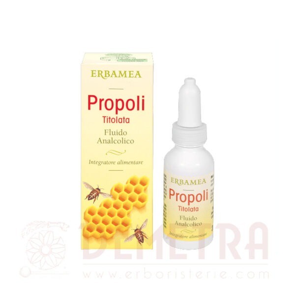 Propoli Titolata fluido analcolico 30ml Erbamea