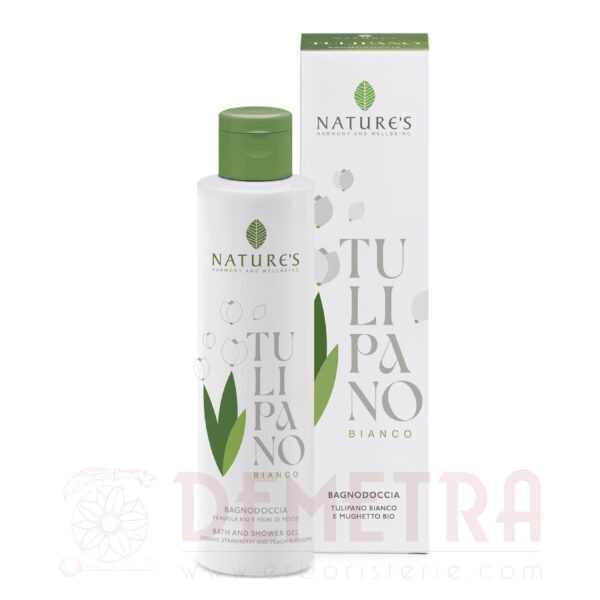 Tulipano Bianco Bagnodoccia Nature's per una sensazione benessere