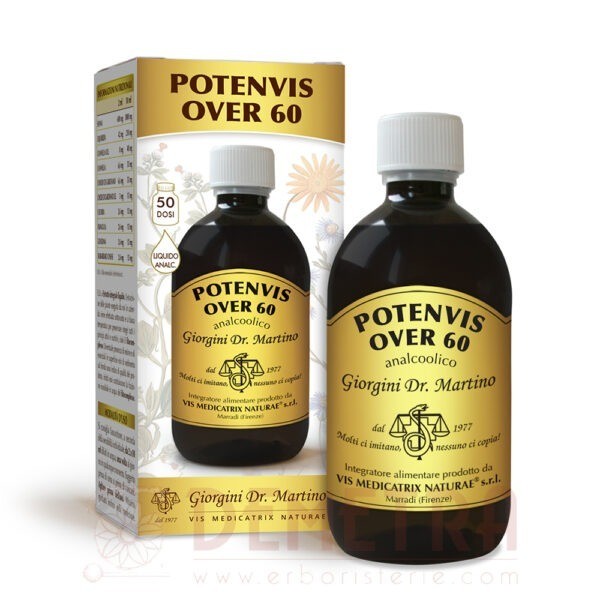 Potenvis over 60 Liquido analcoolico 500ml azione tonica adattogena