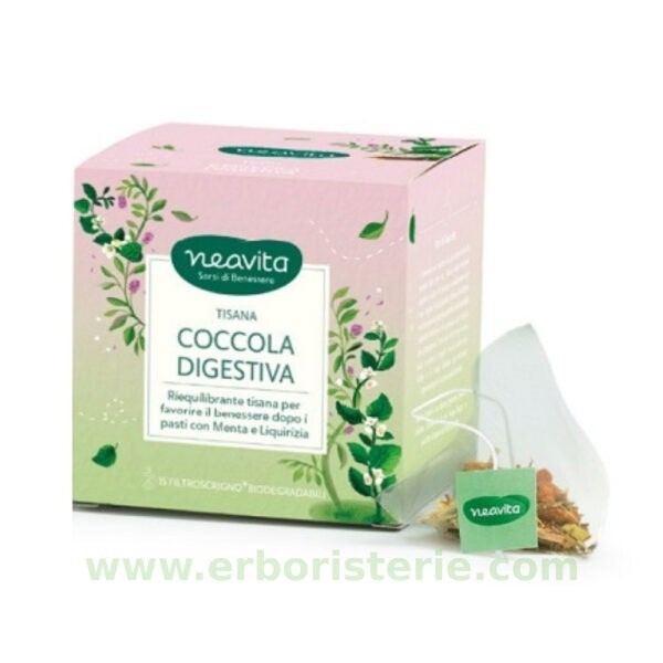 Coccola 15 filtri filtroscrigno tisana digestiva Neavita