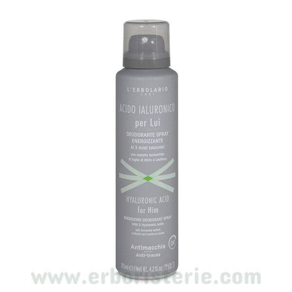 Deodorante Spray Acido Ialuronico per Lui