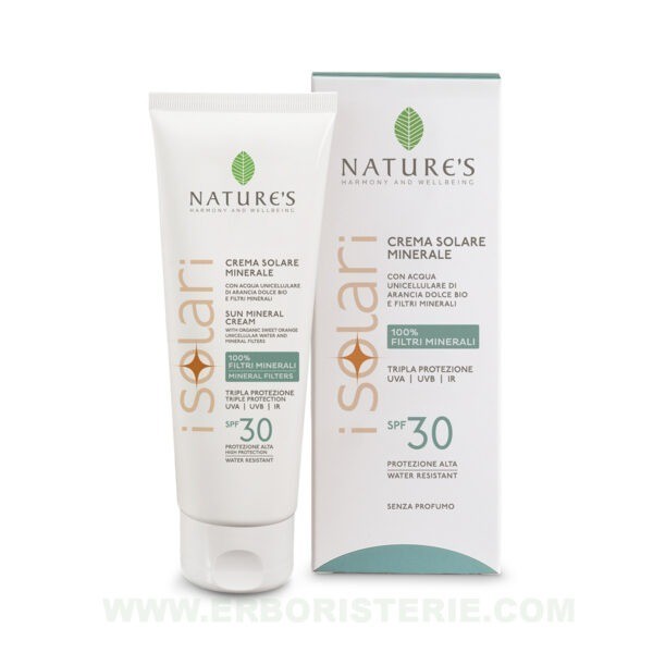 Crema Solare Viso Corpo Filtri Minerali SPF30 - Nature's