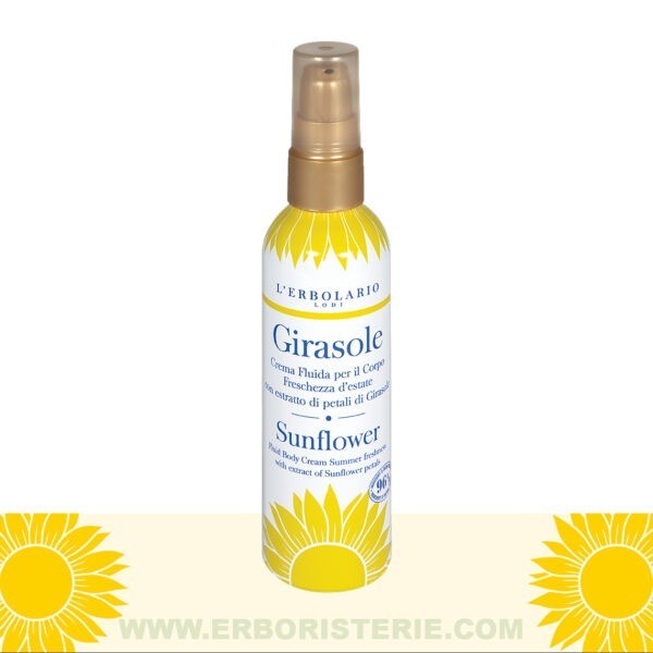 Crema Fluida per il Corpo Novita' Girasole L'Erbolario