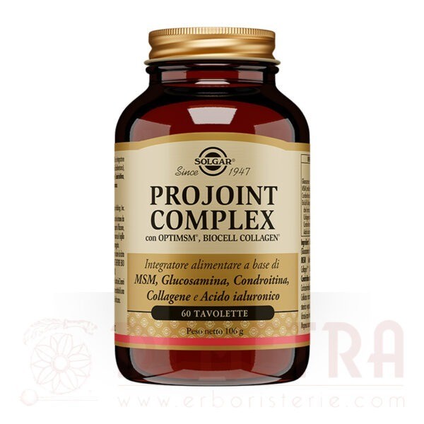 Projoint Complex 60 tavolette con MSM, Glucosamina, Condroitina, Collagene, Condroitin solfato e Acido ialuronico