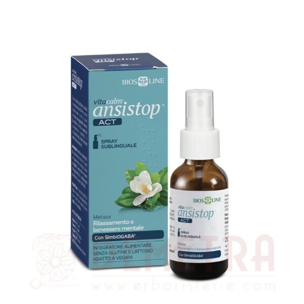 VitaCalm® Ansistop® Act spray sublinguale Calma e benessere mentale
