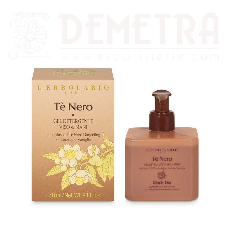 Te' Nero Gel Detergente Viso e Mani Novità L'Erbolario