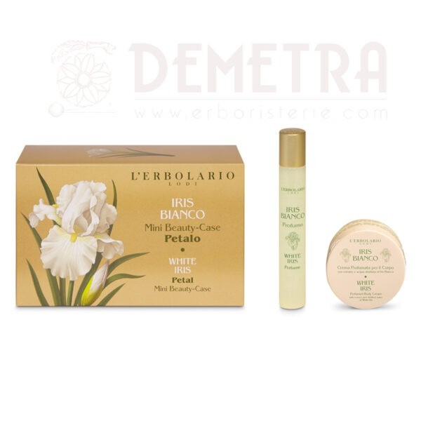 Iris Bianco Mini Beauty Case Petalo edizione Limitata Novità L'Erbolario