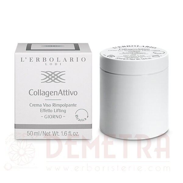 CollagenAttivo Crema Viso Giorno rimpolpante, rassodante, effetto lifting 50ml L'Erbolario