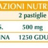 Bromelina 180 pastiglie 2500 GDU/g da Ananas gambi frutti estratto titolato dr. Giorgini