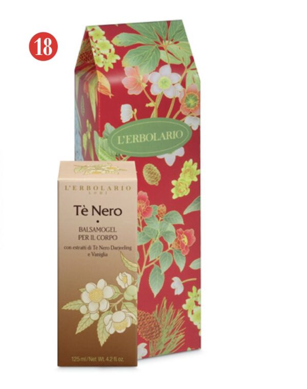 Regalo Te' Nero Balsamo Gel per Il Corpo in scatola autoformante
