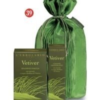 Regalo Vetiver ShampooDoccia e Lozione Deodorante in sacchetto Plissé