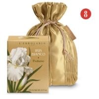 Regalo Iris Bianco Profumo 100ml in sacchetto Plissé