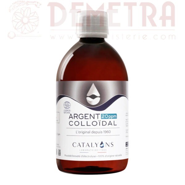 Argento colloidale 20ppm 500ml Catalyon origine naturale al 100%