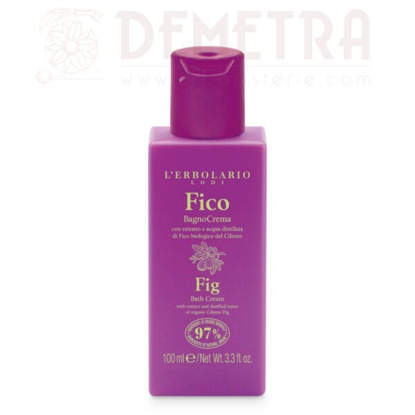Bagnocrema Fico unisex 100ml L'Erbolario Bagnoschiuma cremoso fruttato