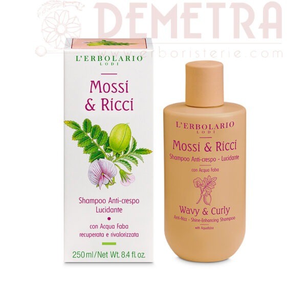 Shampoo Anti-crespo Lucidante Capelli Mossi & Ricci 250ml L'Erbolario