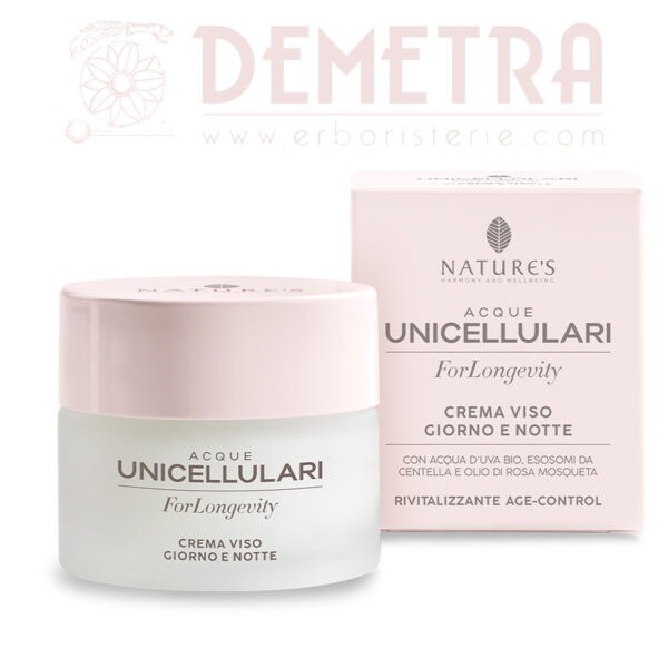 Crema Viso Giorno e Notte agli Esosomi per pelli secche disidratate 50ml Nature's