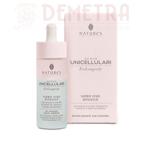 Siero Viso Bifasico agli Esosomi di Centella 30ml Nature's tono ed elasticità